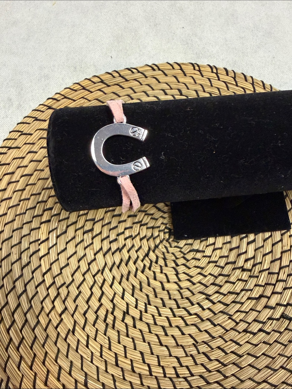 Erica Anenberg Serendipity Bracelet Pink Leather Bracelet NWT